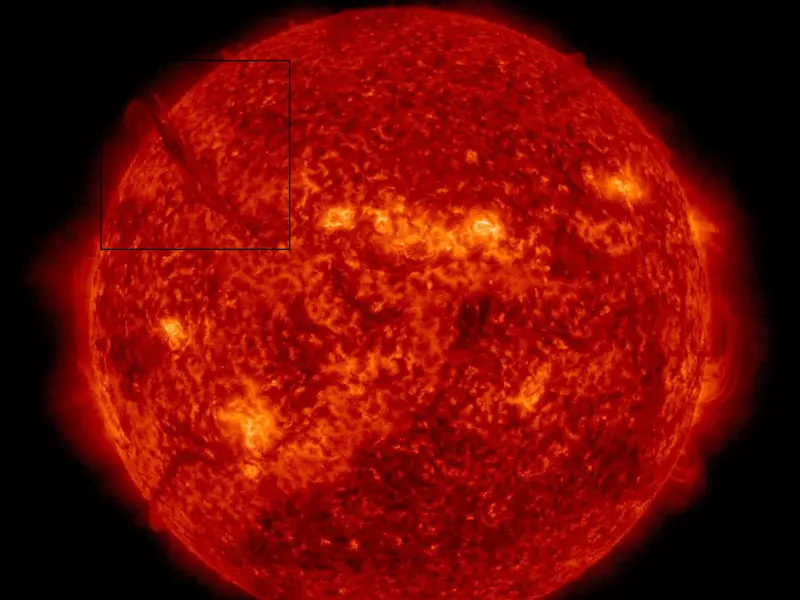 Massive Solar Eruption Leaves Gigantic Scar on the Sun