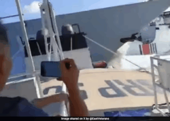 Watch: Chinese Navy and Coast Guard Vessels Collide During Chase of Philippine Boat in South China Sea