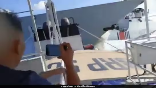 Watch: Chinese Navy and Coast Guard Vessels Collide During Chase of Philippine Boat in South China Sea