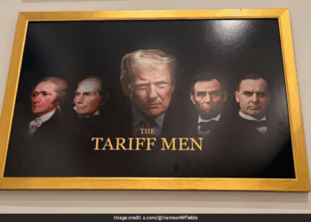The Tariff Men: White House Unveils New Portrait Placing Trump Alongside Lincoln and Jefferson