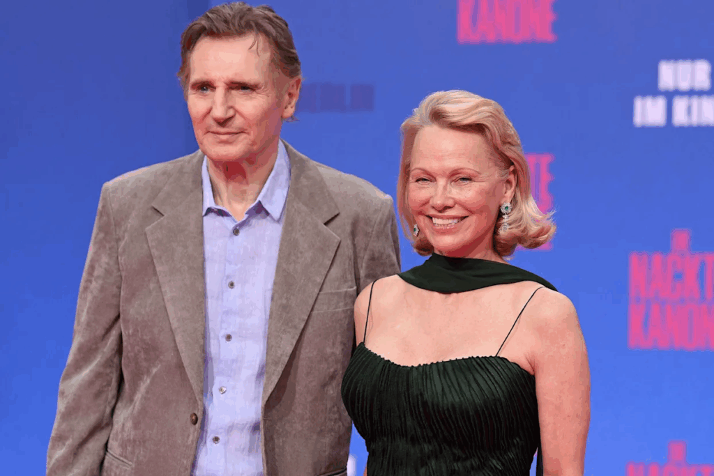 Pamela Anderson and Liam Neeson Were Never Dating; Insiders Say Publicity, Not Love, Drove Rumors