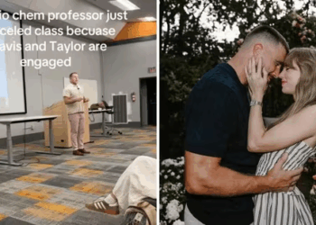 Watch: Professor Fakes Midterm Cancellation To Celebrate Taylor Swift and Travis Kelce’s Engagement