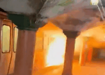 Watch: Fire Breaks Out On Rush-Hour PATH Train in Jersey City
