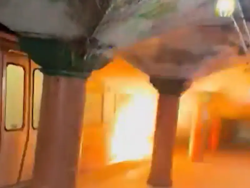 Watch: Fire Breaks Out On Rush-Hour PATH Train in Jersey City