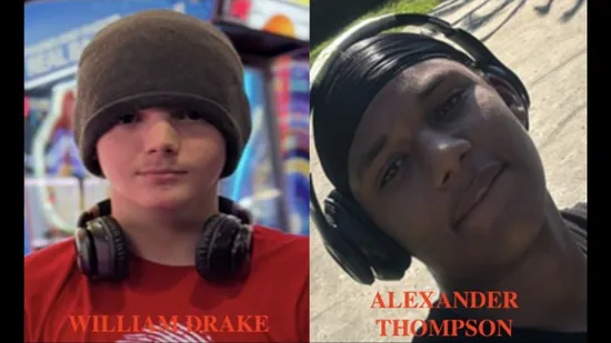 Florida Issues Missing Child Alert for Wesley Chapel Teens William Drake and Alexander Thompson