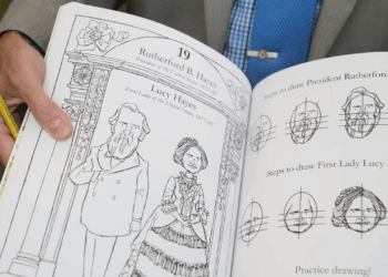 How a US Professor Teaches Anyone to Draw Presidents and First Ladies in Four Steps