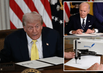 Trump Teases ‘Biden Autopen’ Portrait For New White House ‘Wall of Fame’