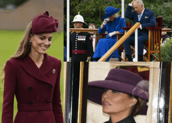 What Melania’s Purple Hat and Kate’s Burgundy Dress Signaled in Trump’s UK Visit