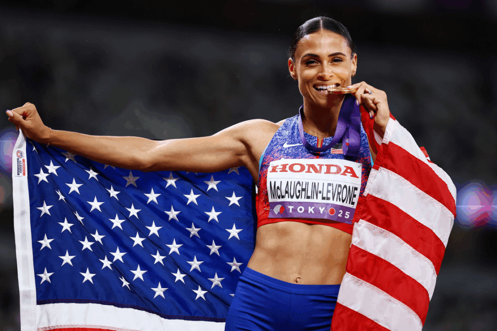 Sydney McLaughlin-Levrone runs 47.78 to win 400m world gold in Tokyo