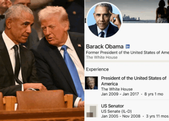 Obama’s LinkedIn Shows Trump’s Photo. Here’s Why