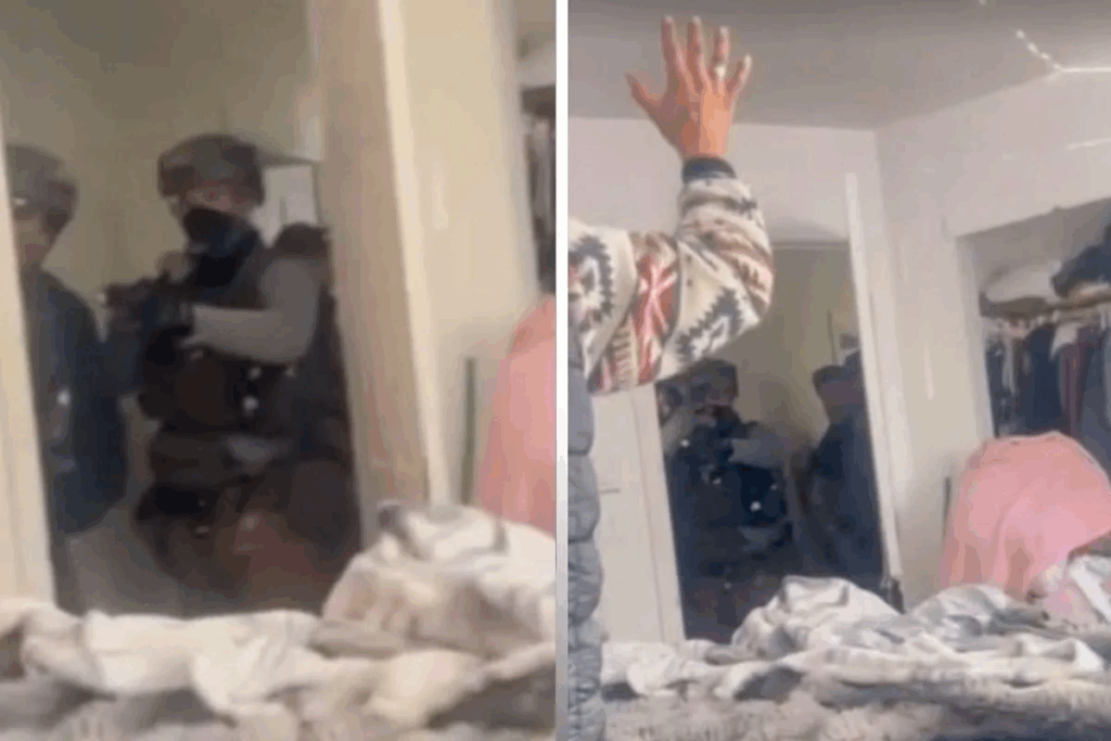 Video Shows ICE Agents Breaking into Portland Home as Terrified Infant Cries During Arrest