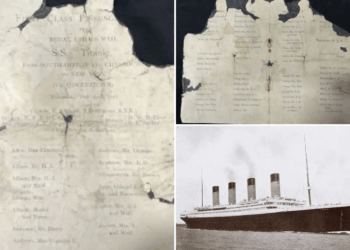 Titanic Archive Including Rare First-Class Passenger List Expected To Sell For More Than $100K At Auction