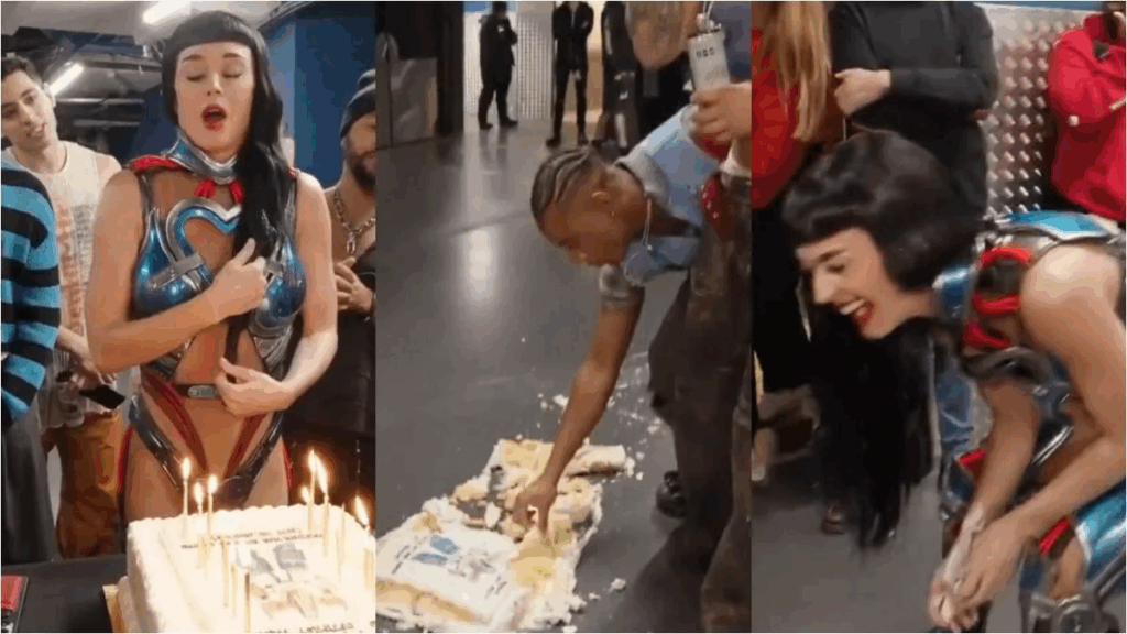 Katy Perry faces backlash for throwing cake during 41st birthday celebration