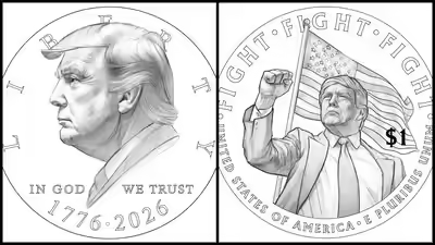 Trump Could Appear on $1 Coin For America’s 250th Anniversary