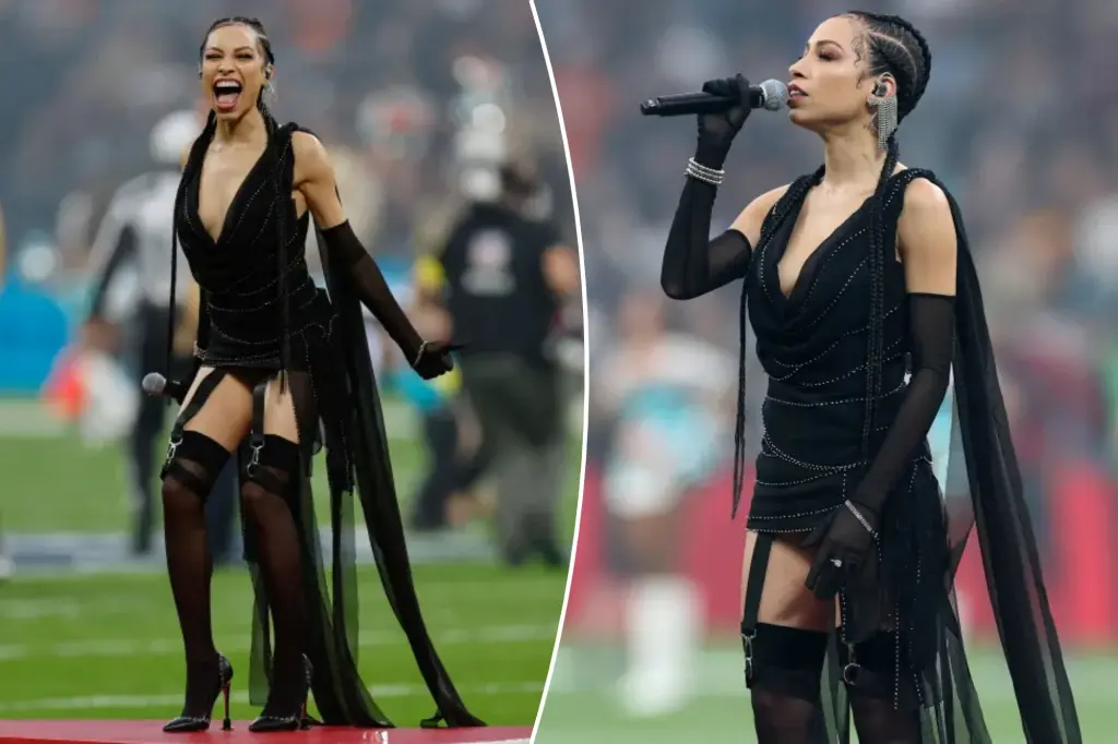 Singer Karina Pasian Faces Backlash Over Outfit During U.S. Anthem at NFL’s Debut Game in Spain