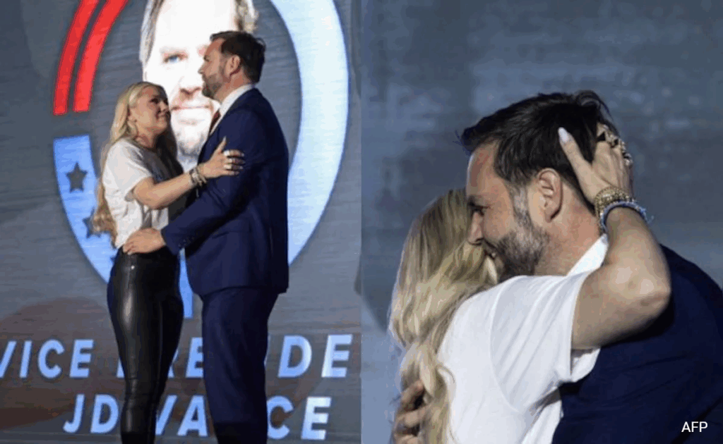 My Love Language Is Touch’: Erika Kirk Addresses Viral JD Vance Hug Video