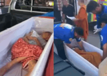 Thai Woman Wakes Up Knocking Inside Her Coffin Moments Before Cremation