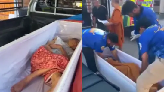 Thai Woman Wakes Up Knocking Inside Her Coffin Moments Before Cremation
