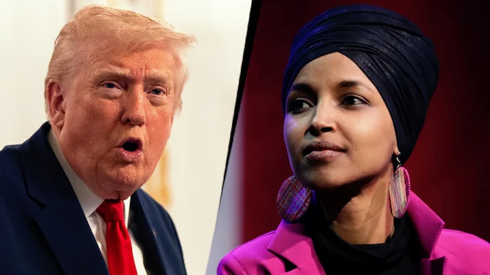 Trump Accuses 'Hijab-Wrapped' Ilhan Omar Of Marrying Brother To Enter US