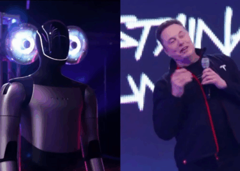 Watch: Elon Musk Dances With Tesla’s Humanoid Robot After Shareholders Approve His $1 Trillion Pay Package