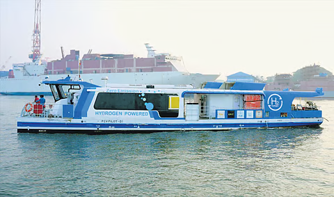 India Launches First Indigenous Hydrogen Fuel-Cell Vessel in Varanasi