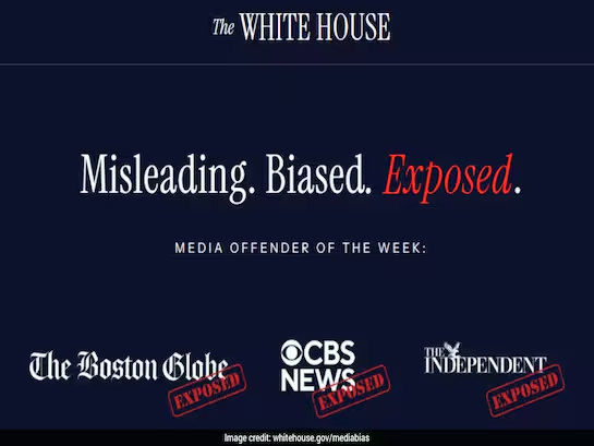White House Unveils ‘Offender Hall Of Shame’ To Spotlight What It Calls Fake And Biased News