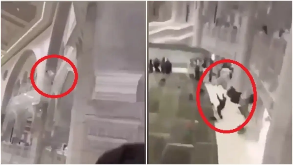 WATCH: Man Attempts Suicide at Masjid al-Haram, Dramatically Saved by Security Officer