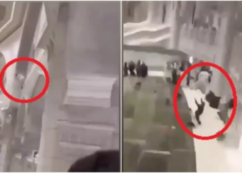 WATCH: Man Attempts Suicide at Masjid al-Haram, Dramatically Saved by Security Officer