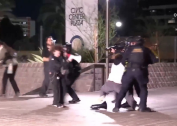 Watch: Protester Left Blind After Being Shot in Face by Federal Agent at Anti-ICE Rally