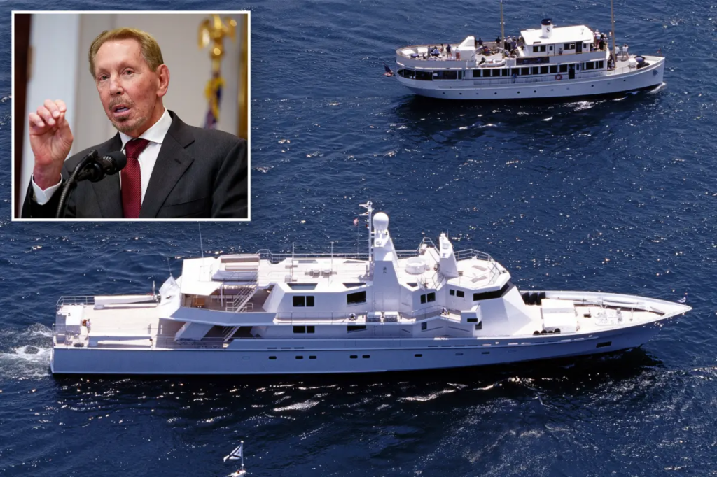 Billionaire Larry Ellison Rushed To Rename Yacht After Realizing What Its Name Meant In a Mirror