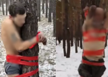 Video: Stripped and Taped to Trees in Killer Cold: Russian Soldiers Punished for Refusing Orders