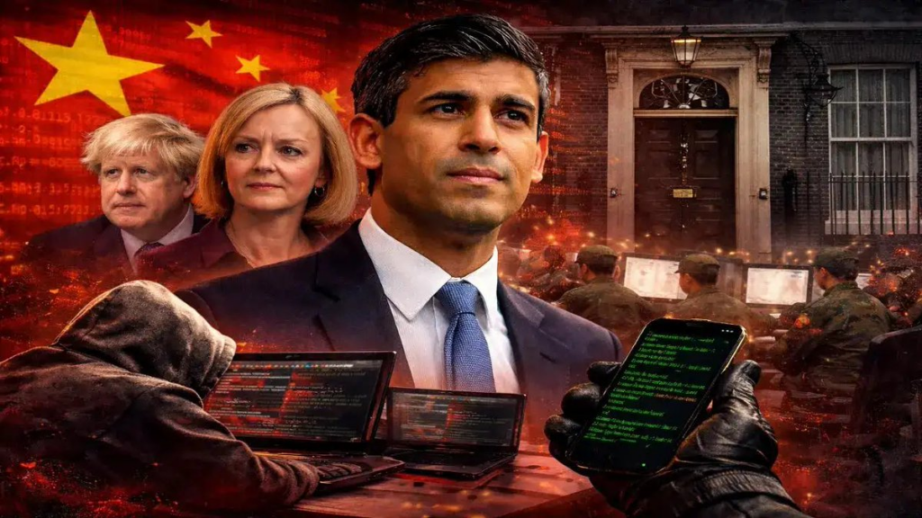 Phones of Rishi Sunak and Boris Johnson Aides Hacked in Alleged China Spy Operation