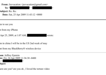Epstein email