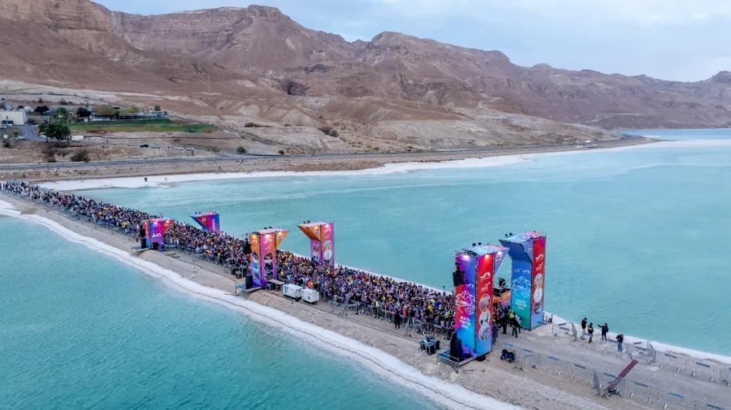 8,000 Runners Race at Earth’s Lowest Point in Dead Sea Land Marathon