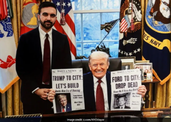 Zohran Mamdani Presents Trump With Mock New York Daily News Front Page To Push $21 Billion Housing Plan