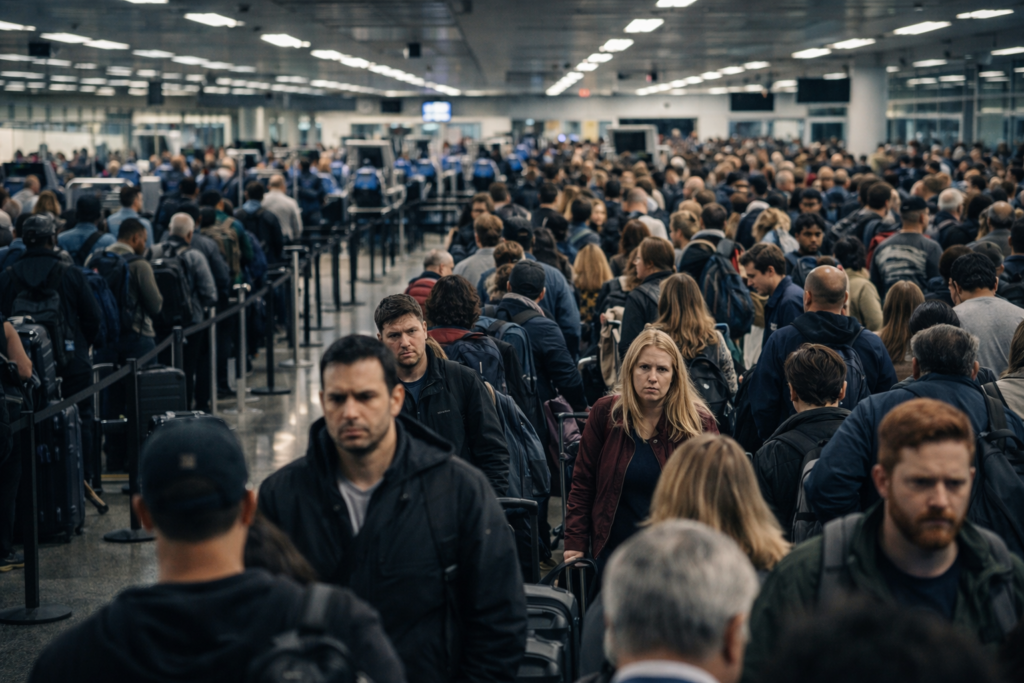 DHS Shutdown Hits 5 Weeks as 26,000 Unpaid Workers Fuel Spring Break Crisis