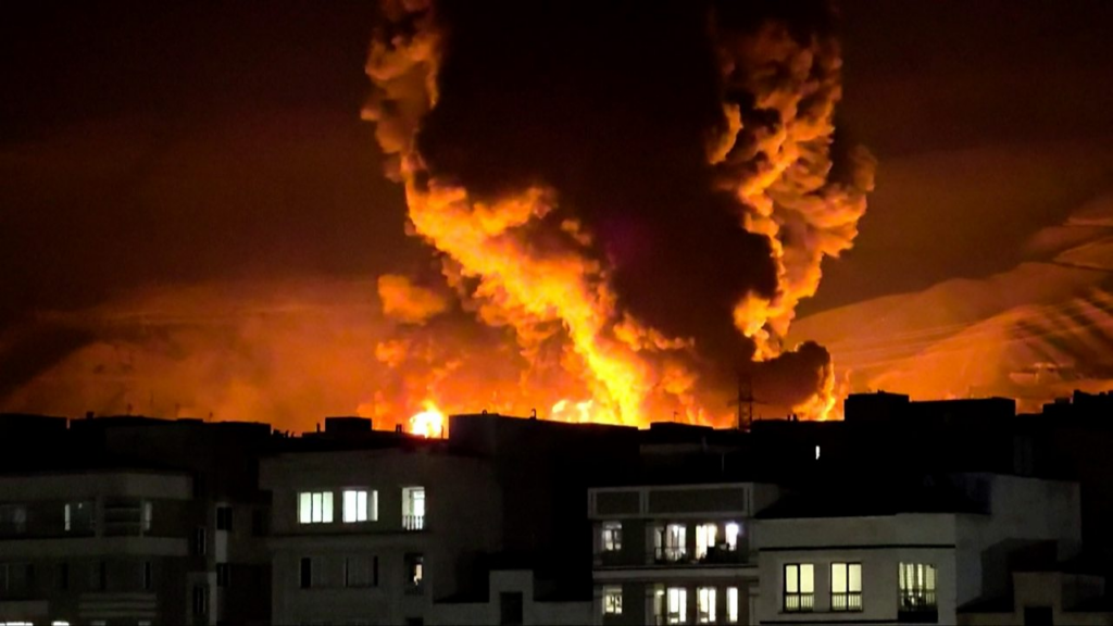 Israeli Attack on Iranian oil Depots Shocks US As Fires Spread Across Tehran