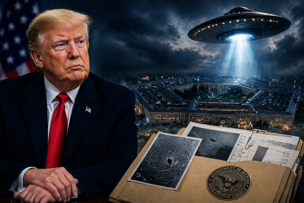 Trump Announces Imminent Release of Classified Pentagon UFO Files