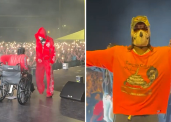 Offset Takes Coachella Stage From Wheelchair After Being Shot