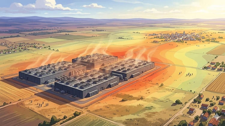 Is AI Warming the Planet? Data Centers Creating Heat Islands, Raising Temps By 9°C