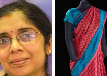 Smithsonian Museum Displays Saree Worn by ISRO Scientist Nandini Harinath During India’s Mars Mission
