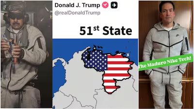 Trump’s ‘Venezuela as the 51st State’ Post Sparks Backlash — and Rubio’s Tracksuit Added Fuel