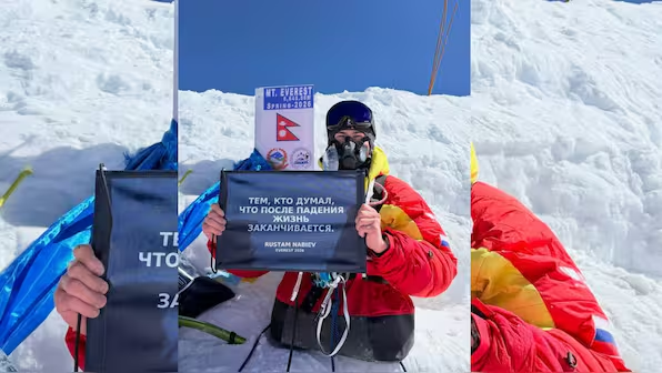 Who is Rustam Nabiev? Double Amputee Becomes First to Climb Everest Without Prosthetic Legs