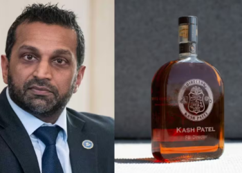 ‘Ka$h’ on the Rocks? FBI Chief Patel Reportedly Hands Out Custom Bourbon Bottles