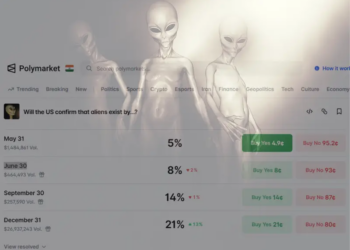 aliens bet pollymarket
