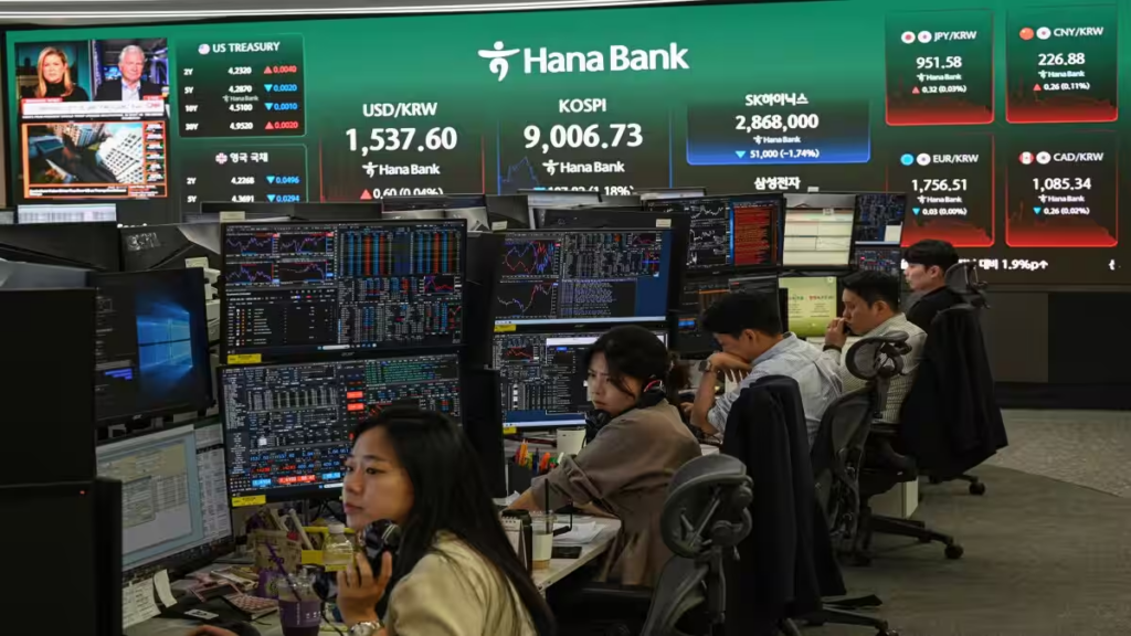 South Korea's Kospi Plunges 8% As AI Stock Sell-Off Rattles Global Markets