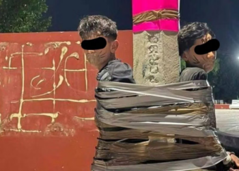 Masked ‘Batman’ Hunts Down Thieves In Mexico And Tapes Them To Poles