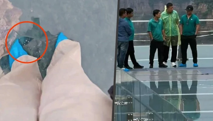 Glass Bridge in China Cracks After Umbrella Poke. Is It Still Safe?