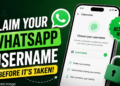 WhatsApp Usernames: How to Claim Yours Before Someone Else Does