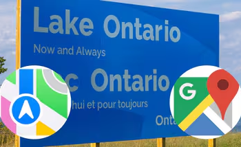 Apple and Google Maps Rename Lake Ontario “Lake America” for US Users After Trump Order